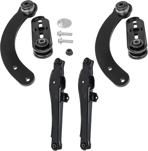 Vista 27 de Detroit Axle - 4 piezas de brazos de control traseros para Ford C-Max, Focus, Mazda 3 5, Volvo C30, C70, S40, V50, 4 brazos de control superiores e