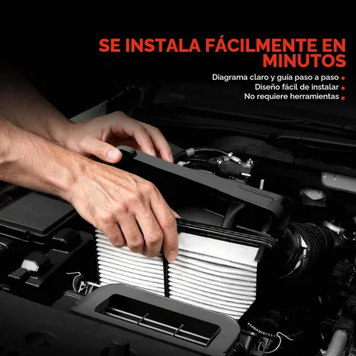 Vista 6 de A-Premium Filtro de aire de motor compatible con Dodge & Mercedes-Benz y Freightliner Sprinter 2500,3500, 2007-2022, panel flexible, repuesto #