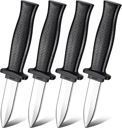 Vista 9 de Sumind 4 piezas retráctil falso cuchillo utilería daga juguete mágico