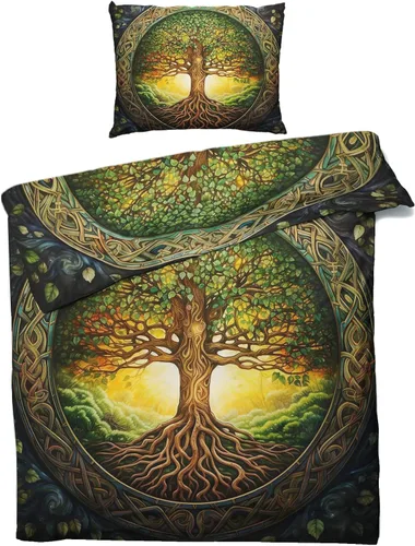 Vista 33 de Funda de edredón abstracta tamaño individual Juego de ropa de cama de arte colorido 2 piezas Funda de edredón con patrón de microfibra suave