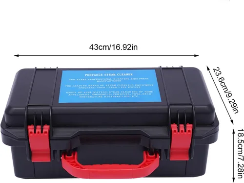 Vista 5 de Limpiador de vapor de mano de 1700 W, limpiador de vapor a presión de 110 V 3-5 bar, limpiador de vapor portátil resistente 3 en 1 para auto
