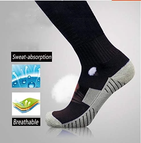 Vista 3 de Calcetines de fútbol de 312 pares de calcetines de fútbol transpirables hasta la rodilla para hombres, jóvenes y niños