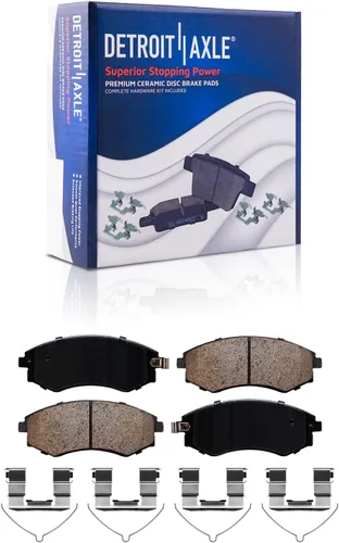 Vista 28 de Detroit Axle - Kit de freno trasero para Chevy GMC Silverado Sierra Suburban 1500 Yukon Tahoe Avalanche Cadillac Escalade Pinza de freno de disco