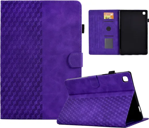 Vista 15 de Funda para Samsung Galaxy Tab S6 Lite 2024/2022/2020 de 10.4 pulgadas SM-P620/P625/P610/P613/P615/P619 de piel sintética, funda magnética con Negro