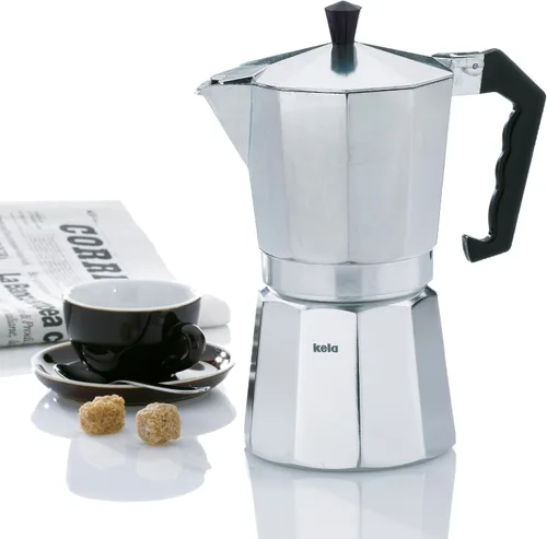 Vista 2 de Kela "Italia Espresso Maker, Aluminio, Plata, 5.1 fl oz