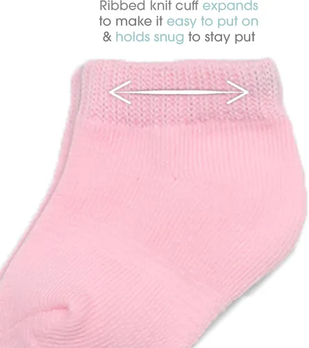 Vista 3 de Fruit of the Loom Calcetines elásticos de corte bajo Grow & Fit Flex Zones, paquete de 22 unidades, unisex, para niñas y niños