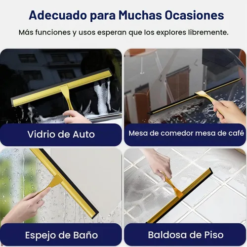 Vista 8 de TOOVEM - Escobilla de ducha de 12 pulgadas para puertas de vidrio, ventanas