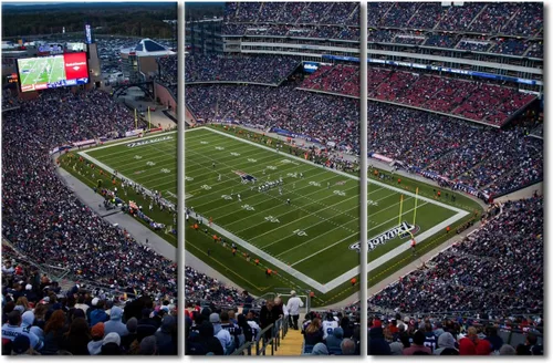 Vista 55 de Lincoln - Lienzo decorativo para pared, diseño de campo financiero de Filadelfia, paisaje de estadio de fútbol de Filadelfia, decoración de pared