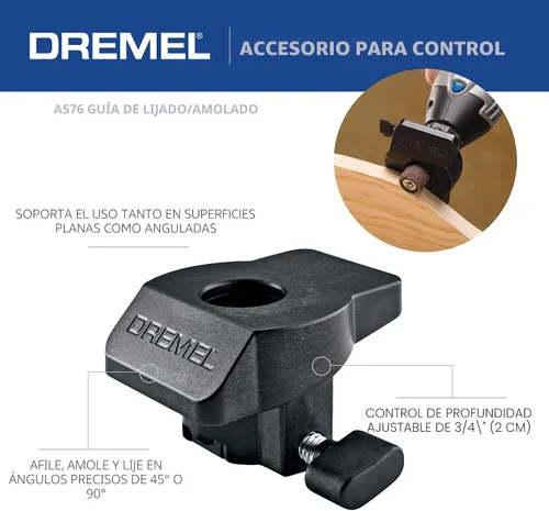 Vista 15 de Kit de herramienta giratoria versátil Dremel 4300-9/64 con eje flexible - 9 piezas adicionales y 64 accesorios - Ideal para grabado, grabado