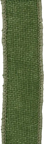 Vista 3 de Offray - Cinta de arpillera con borde con cable de 1.5 pulgadas de ancho, 3 yardas, verde musgo