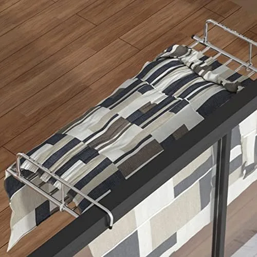 Vista 7 de Stainless Steel Portable Clothes Drying Rack, Retractable Laundry Rack for Balcony & Windowsill, Folding Towel Rack, Indoor/Outdoor Use