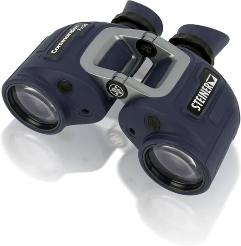 Vista 10 de Prismáticos Steiner Optics Marine Commander 7 x 50 con brújula, prismáticos profesionales impermeables, calidad alemana, imágenes cristalinas