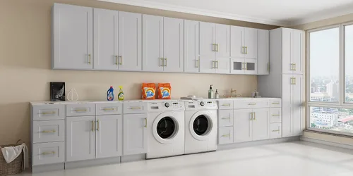 Vista 2 de LOVMOR Gabinete de almacenamiento montado en la pared, gabinetes de cocina de pared para refrigerador, gabinete de almacenamiento para cocina, baño