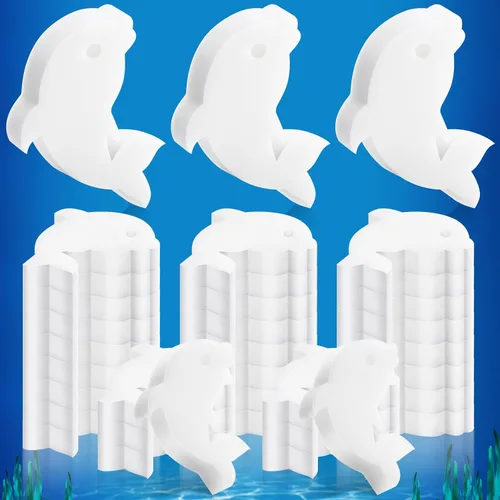 Vista 10 de Patelai Paquete de 40 esponjas absorbentes de aceite para bañera de hidromasaje, accesorios para spa, bañera, piscina al aire libre (estilo barco)