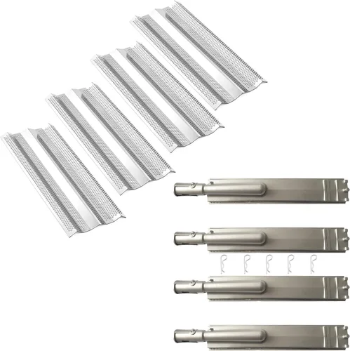 Vista 7 de 𝙐𝙥𝙜𝙧𝙖𝙙𝙚𝙙 1PC Quemadores de parrilla BBQ de acero inoxidable fundido resistente de 16" Piezas de repuesto para parrillas de gas premium de Bull Cal