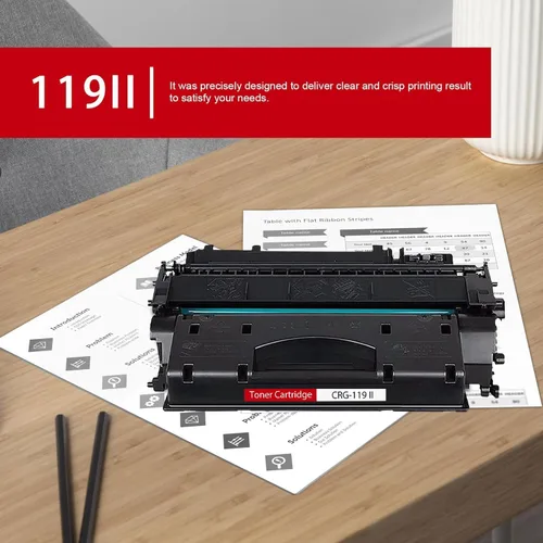 Vista 4 de Cartucho de tóner negro 119 II de alta capacidad (paquete de 1) – PINOS compatible con CRG119 II Toner repuesto para impresora Canon 119 II Toner