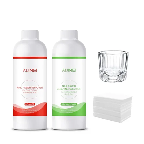 Vista 11 de Limpiador de pinceles de uñas de 4.1 fl oz, limpiador de uñas eficiente para uñas acrílicas, limpiador de pinceles profesional para acrílico limpiar