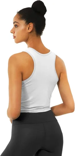 Vista 2 de Sanutch - Camiseta sin mangas para mujer, para entrenamiento, yoga