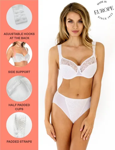Vista 4 de Rosme Brasier medio acolchado para mujer, colección Annija