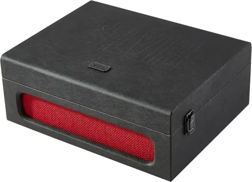Vista 4 de Arkrocket x Elvis Reproductor de Discos Bluetooth Portátil de 3 Velocidades con Entrada y Salida Bluetooth, Tocadiscos con Bocinas Integradas