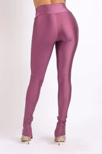 Vista 6 de TOO HOT FASHIONS Leggings elásticos para mujer, ajustados, brillantes, con cremallera frontal, yoga, club, fiesta, diario, deportes, mallas