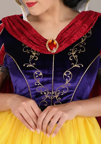 Vista 2 de Disfraz Premium de Blancanieves para Mujer Talla Plus Multicolor