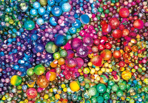 Vista 2 de Clementoni - 39780 - Colorboom Puzzle Marbles - 1000 Piezas - Rompecabezas para adultos, Entretenimiento para Adultos - Hecho en Italia