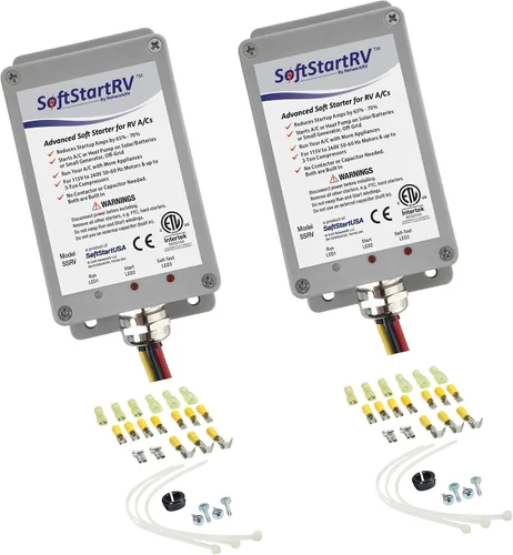 Vista 4 de SoftStartRV arranque suave para aire acondicionado de RV, kit de arranque suave de CA para aire acondicionado, fácil arranque incluso con un