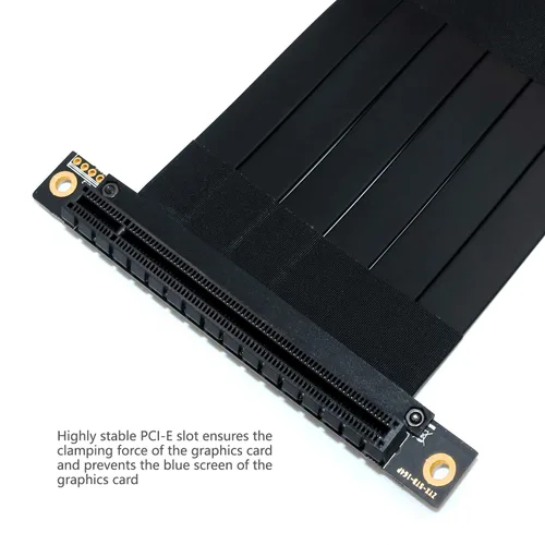 Vista 8 de PCI-E Cable de extensión pci Cable de extensión 16x pcie Riser (pcie Extender 90 grados 7.9 in)pcie Riser Cable