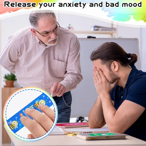 Vista 6 de Gersoniel 36 tiras de calcomanías sensoriales para la ansiedad