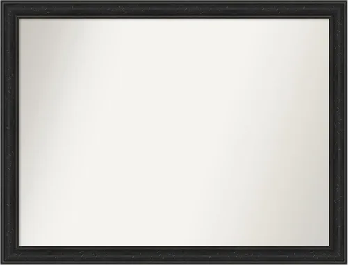Vista 154 de Amanti Art Espejo personalizado, gran espejo de baño estrecho, espejo de pared o espejo de tocador de baño sobre el fregadero (24 x 24 pulgadas)