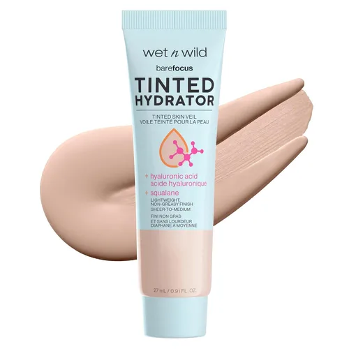 Vista 10 de wet n wild - Enfoque sin maquillaje, hidratante entintado, velo entintado para piel, cobertura ligera y acumulable con ácido hialurónico y escualano