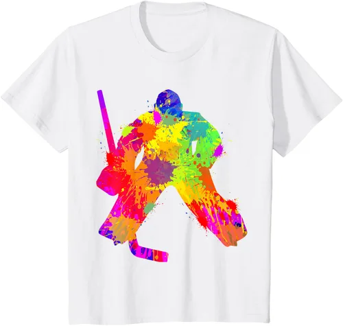 Vista 33 de Camiseta de hockey de hockey sobre hielo, Negro