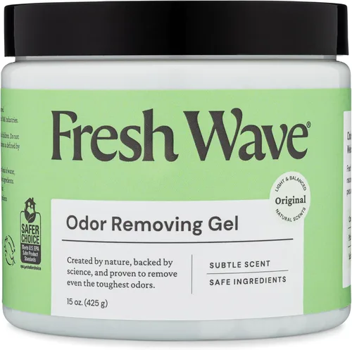 Vista 23 de Fresh Wave Gel eliminador de olores de lavanda, 7 onzas, paquete de 3, absorbentes de olores más seguros para el hogar, eliminador de olores natural
