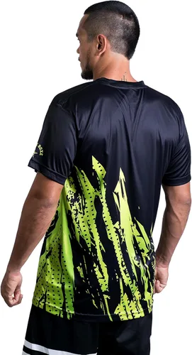 Vista 6 de Nitro Punch Black & Neo Yellow Dry Fit Tech