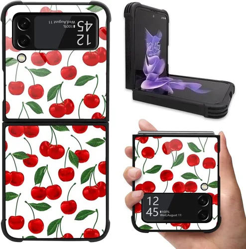 Vista 16 de DAIZAG Funda compatible con Samsung Galaxy Z Flip 3 5G, protección completa, a prueba de golpes, antiarañazos, funda de poliuretano termoplástico