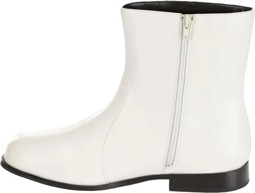 Vista 5 de Fun Costumes Botas blancas de los años 70 para adultos