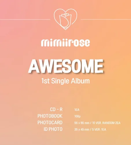 Vista 3 de DREAMUS mimiirose - Awesome (1er álbum individual)