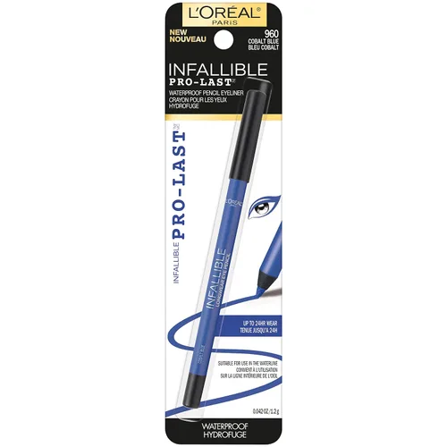 Vista 8 de L'Oreal Paris Makeup Infallible Pro-Last Lápiz delineador de ojos, impermeable y resistente a las manchas, se desliza con facilidad para crear