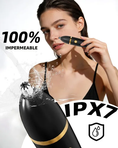 Vista 5 de Ufree Maquinillas de afeitar eléctricas 3 en 1 para mujer, regalos para mujeres Negro