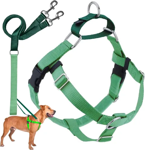 Vista 15 de 2 Hounds Design Freedom - Arnés para perro sin tirones, arnés ajustable y correa, fácil de caminar y control cómodo, se adapta a perros pequeños