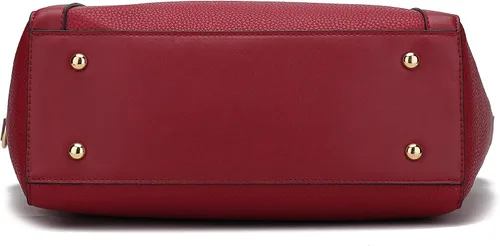 Vista 8 de MKF - Bolsa de mano para mujer Bolsa de cuero sintético con asa superior bolso para mujeres