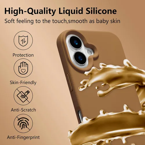 Vista 617 de Funda magnética de silicona para iPhone 13 Pro, color blanco antiguo [Compatible con Magsafe] [Forro de microfibra suave antiarañazos], funda