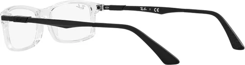 Vista 5 de Ray-Ban Rx7017 - Marcos rectangulares para anteojos graduados, Transparente