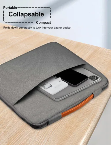Vista 5 de Soporte de teléfono celular para escritorio, soporte plegable para iPhone, ajustable, portátil, manos libres, soporte para teléfono móvil