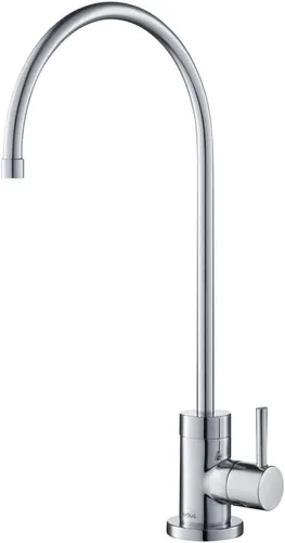 Vista 29 de KRAUS Oletto - Grifo de barra de cocina de un solo mango con ensamble de montaje superior QuickDock en latón cepillado, KPF-2600BB