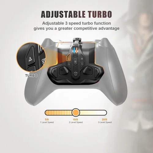 Vista 5 de Accesorio de botón trasero inalámbrico para Xbox Series SX paquete de control de palas de control para Xbox Series SXXbox OnePS4SwitchPC control