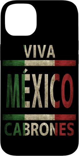 Vista 14 de Funda con bandera mexicana para iPhone 13 Viva México Cabrones