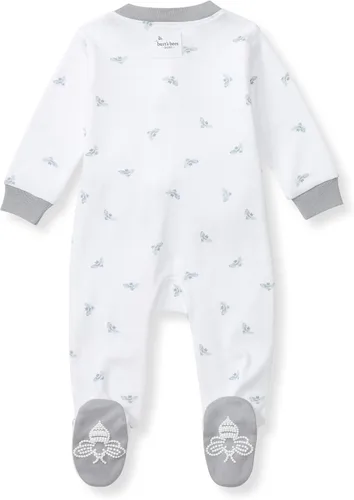 Vista 186 de Burt's Bees Baby - Pijama de una pieza para bebé, mameluco para dormir y jugar, algodón 100% orgánico, cremallera frontal