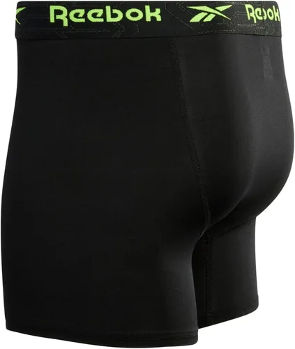 Vista 6 de Reebok Paquete de 3 calzoncillos bóxer de secado rápido que absorben la humedad para hombre